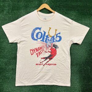Colt 45 Dynamite Taste Malt Liquor T-Shirt Size Large